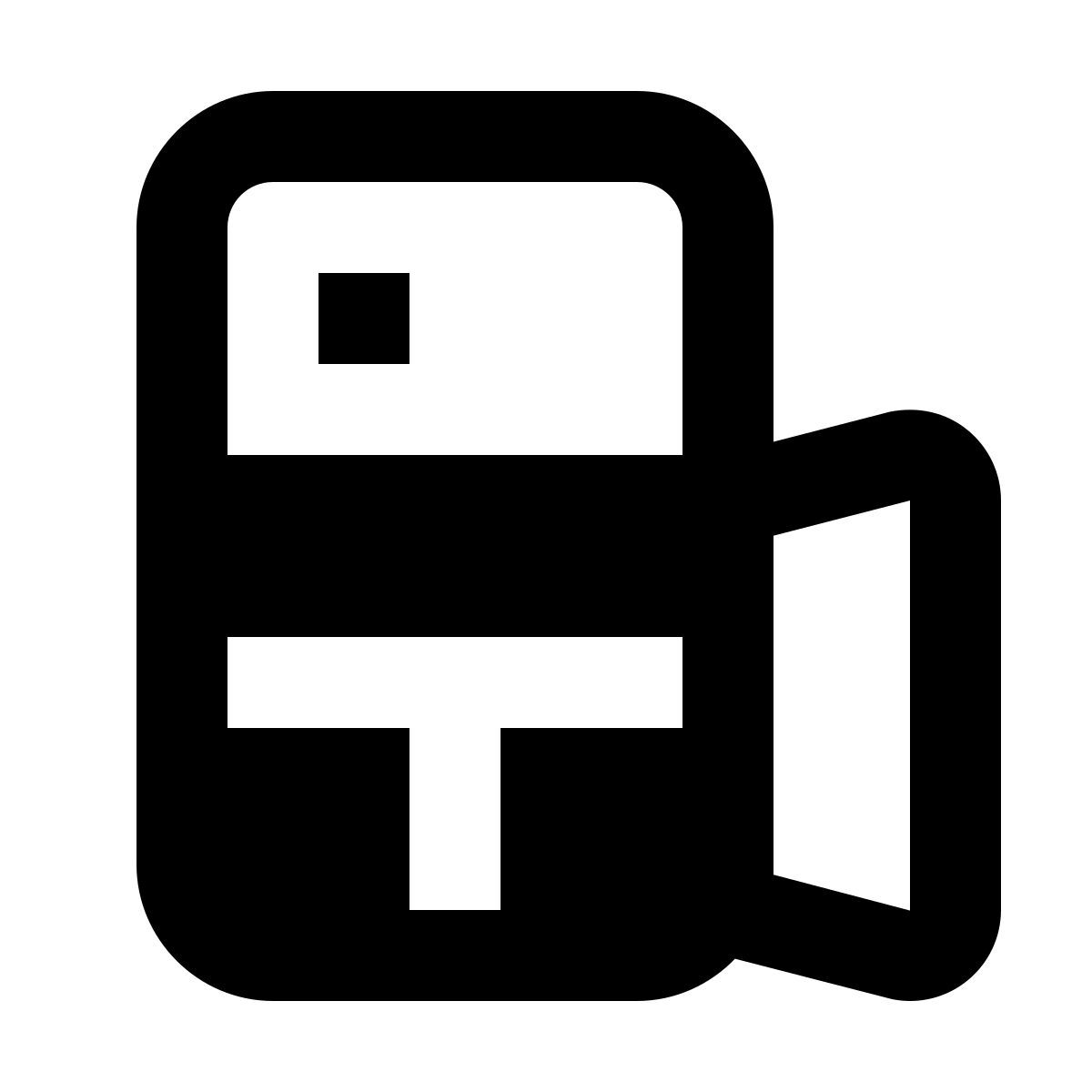 material filled style 오픈 도어 냉장고 icon