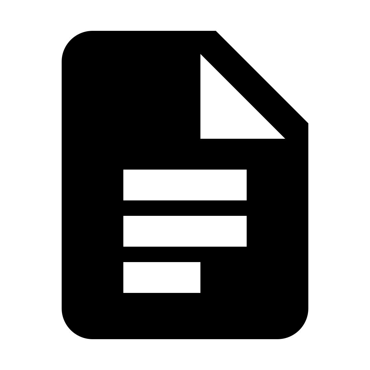 material filled style google 문서 도구 icon