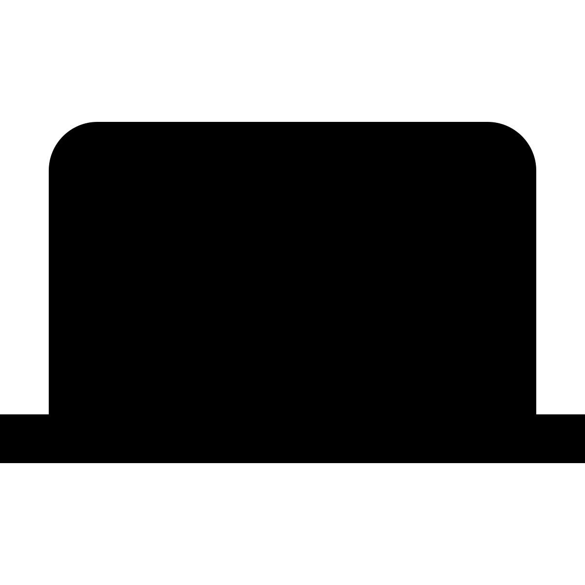 material filled style medio descanso icon