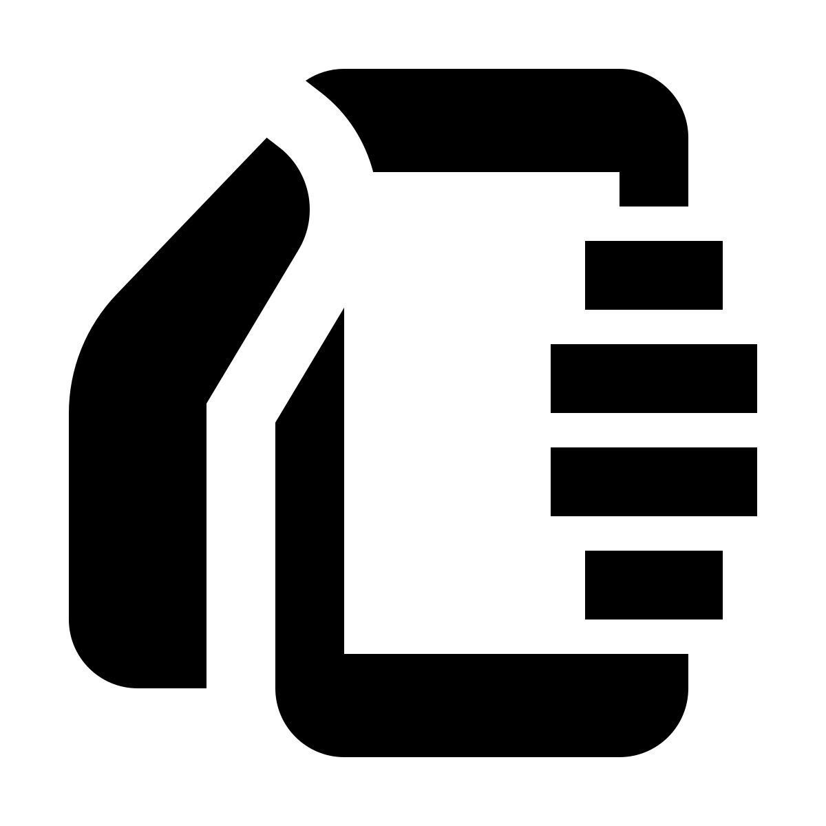 material filled style mano con teléfono inteligente icon