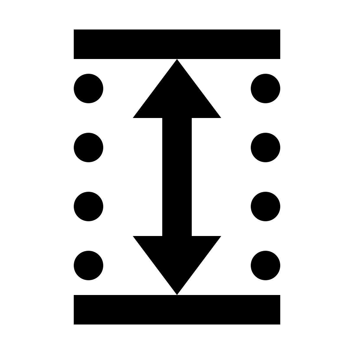 material filled style height icon