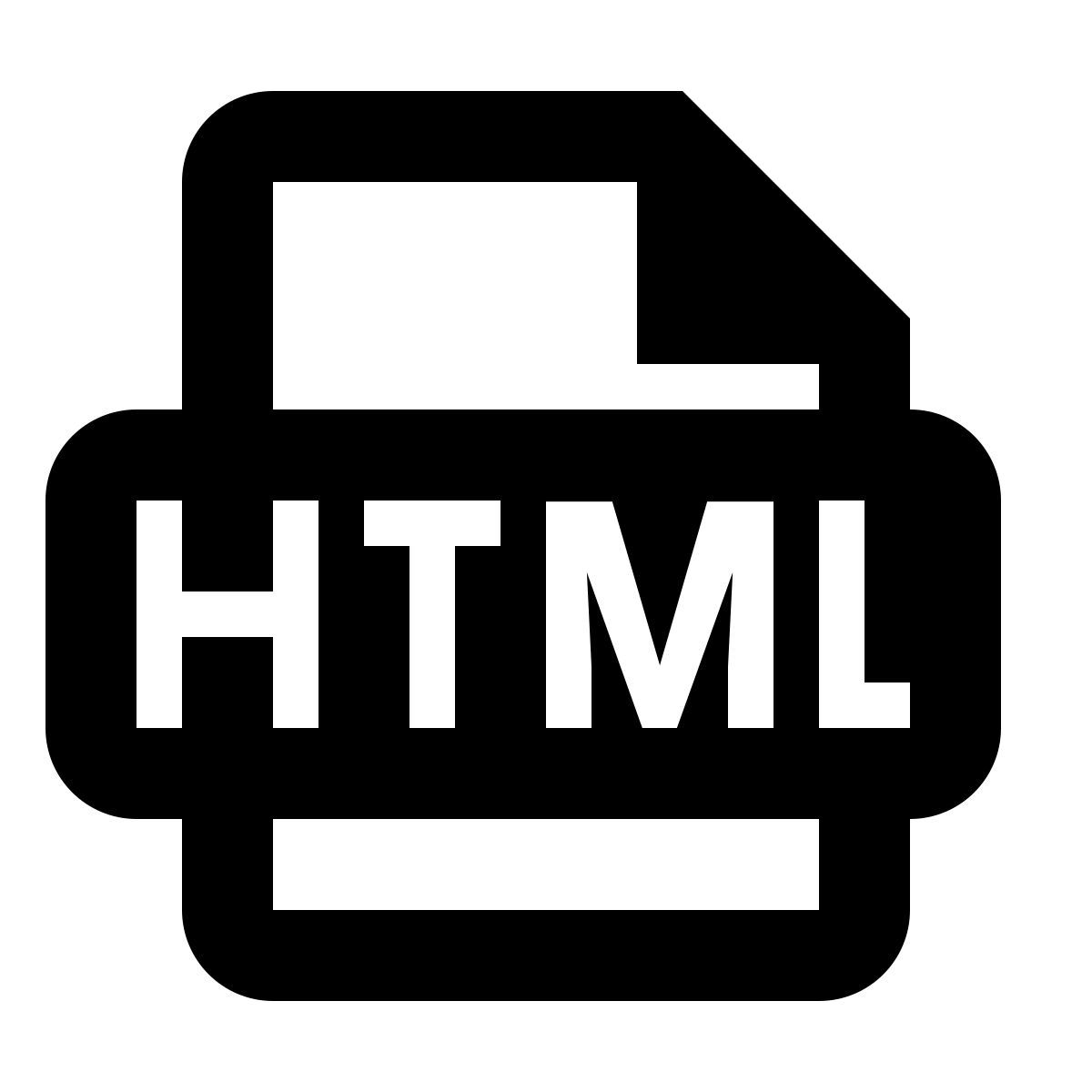 material filled style tipo de ficheiro html icon