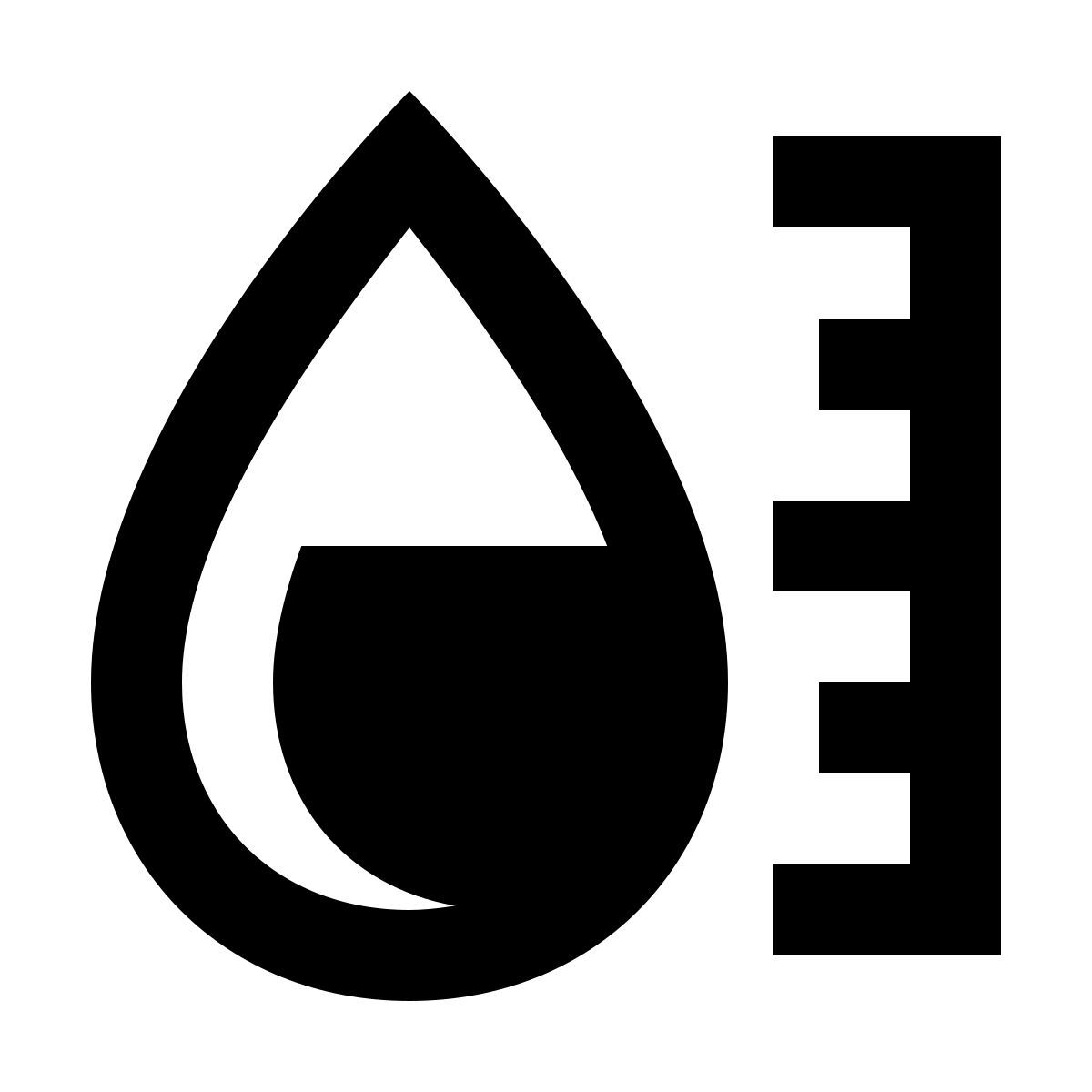 material filled style hygrometer icon