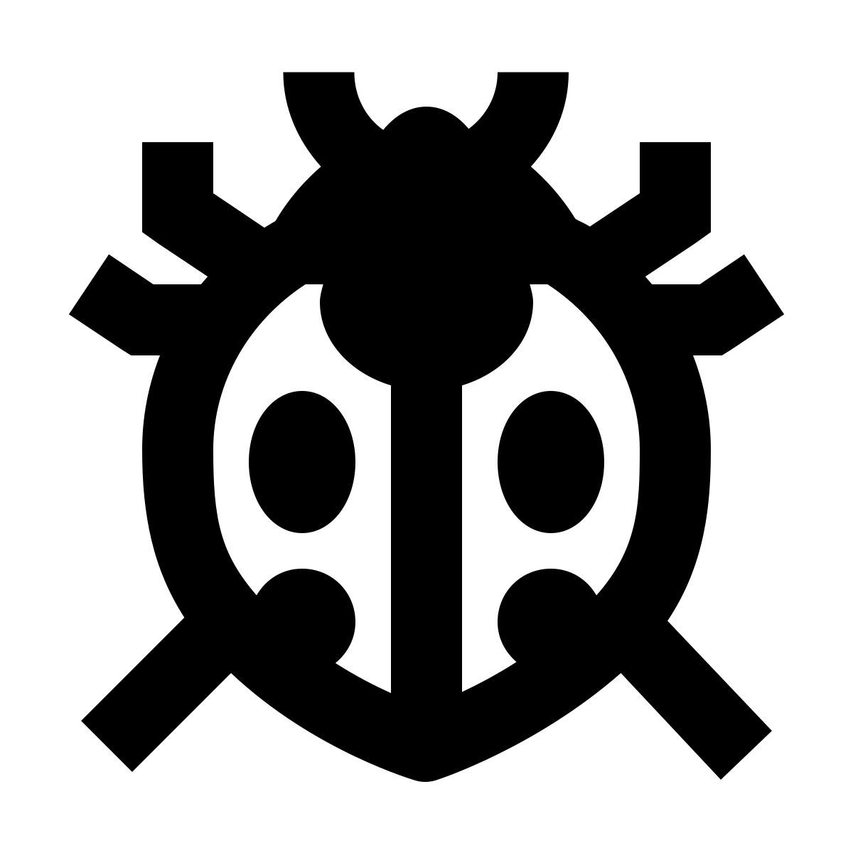 material filled style 곤충 icon