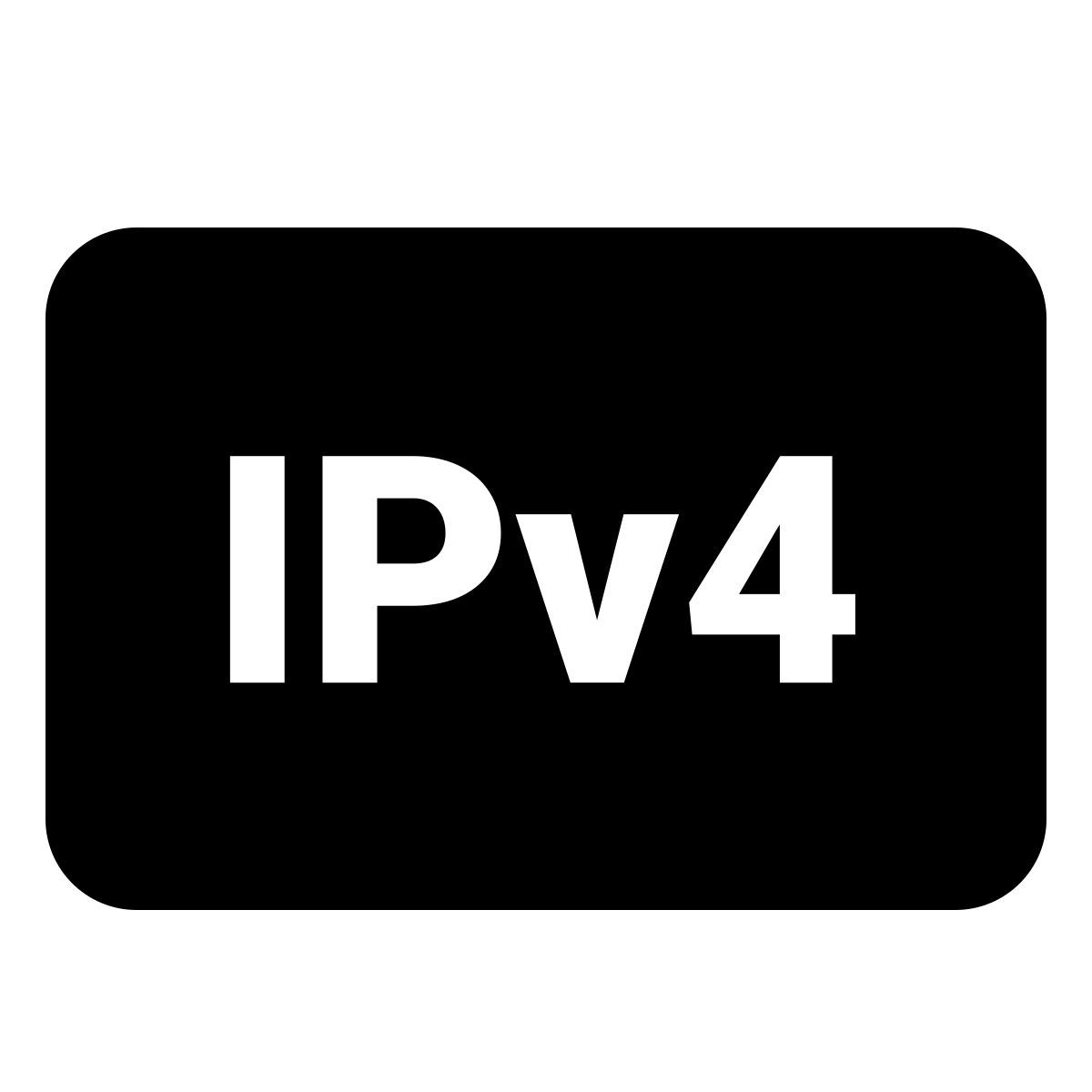material filled style ipv4 icon