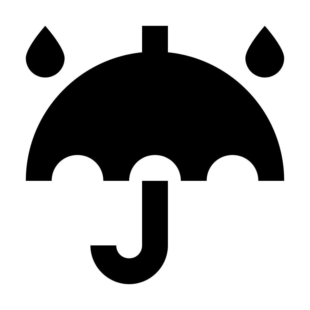 material filled style 保持干燥 icon