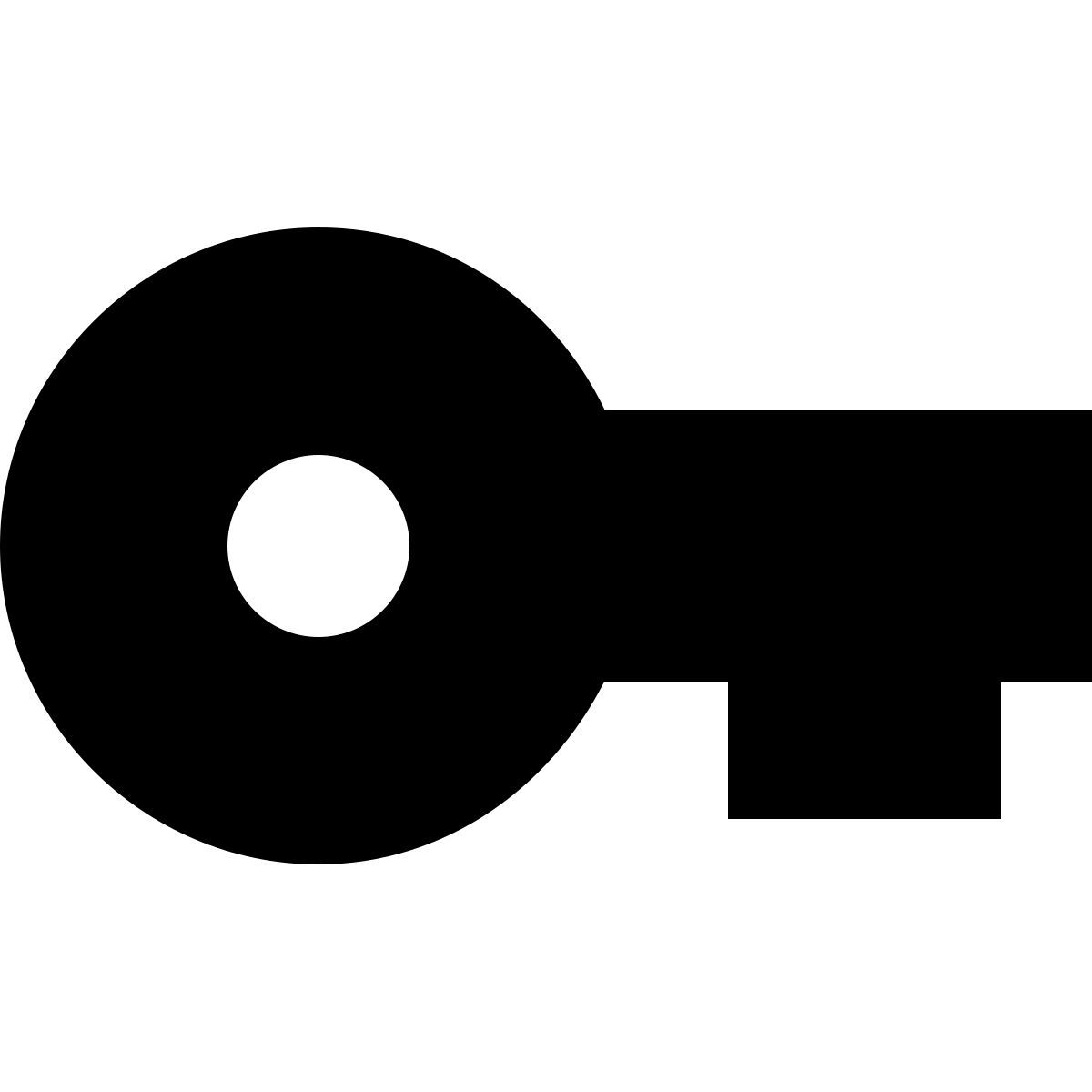 material filled style schlüssel icon