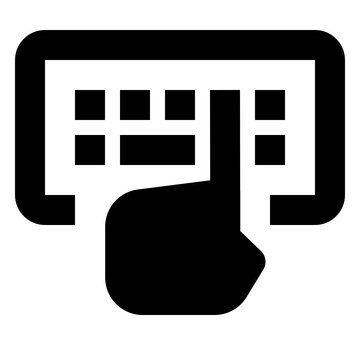 material filled style 按键 icon