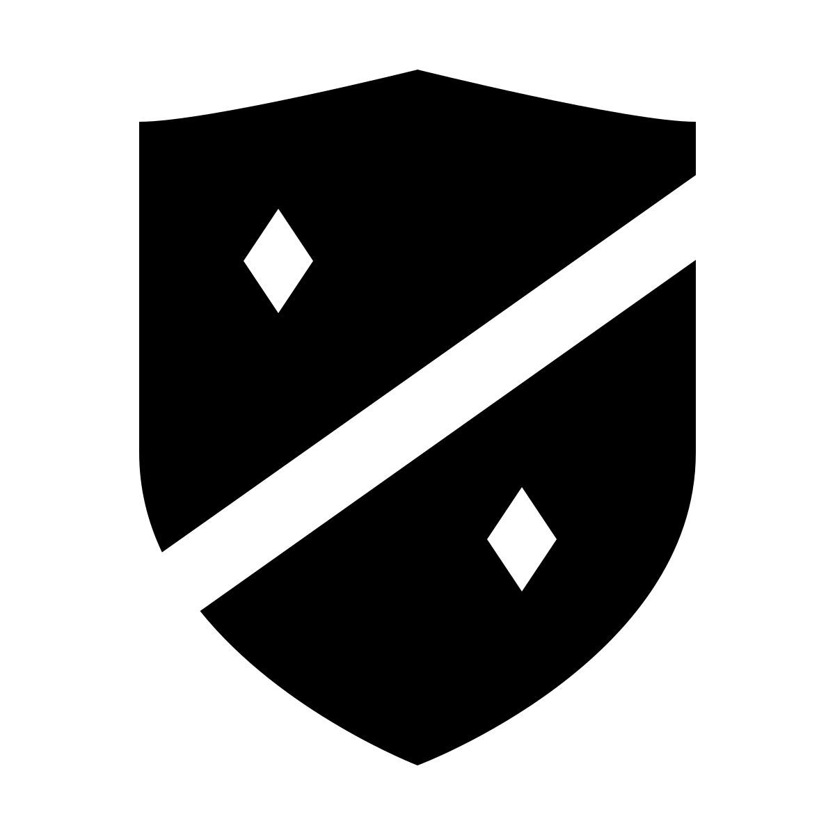 material filled style knight shield icon