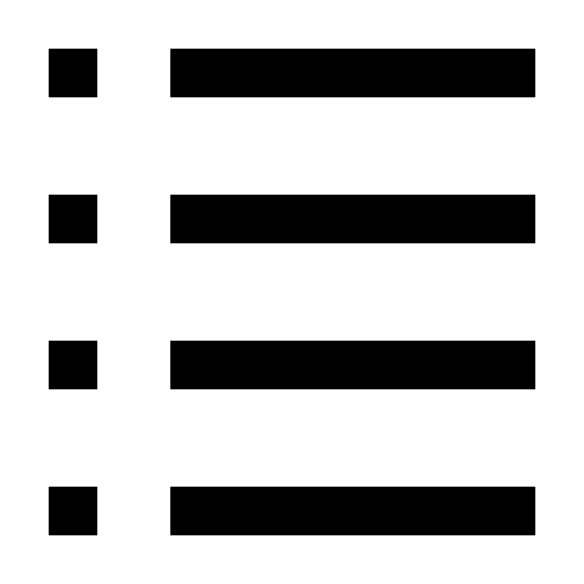 material filled style lista icon