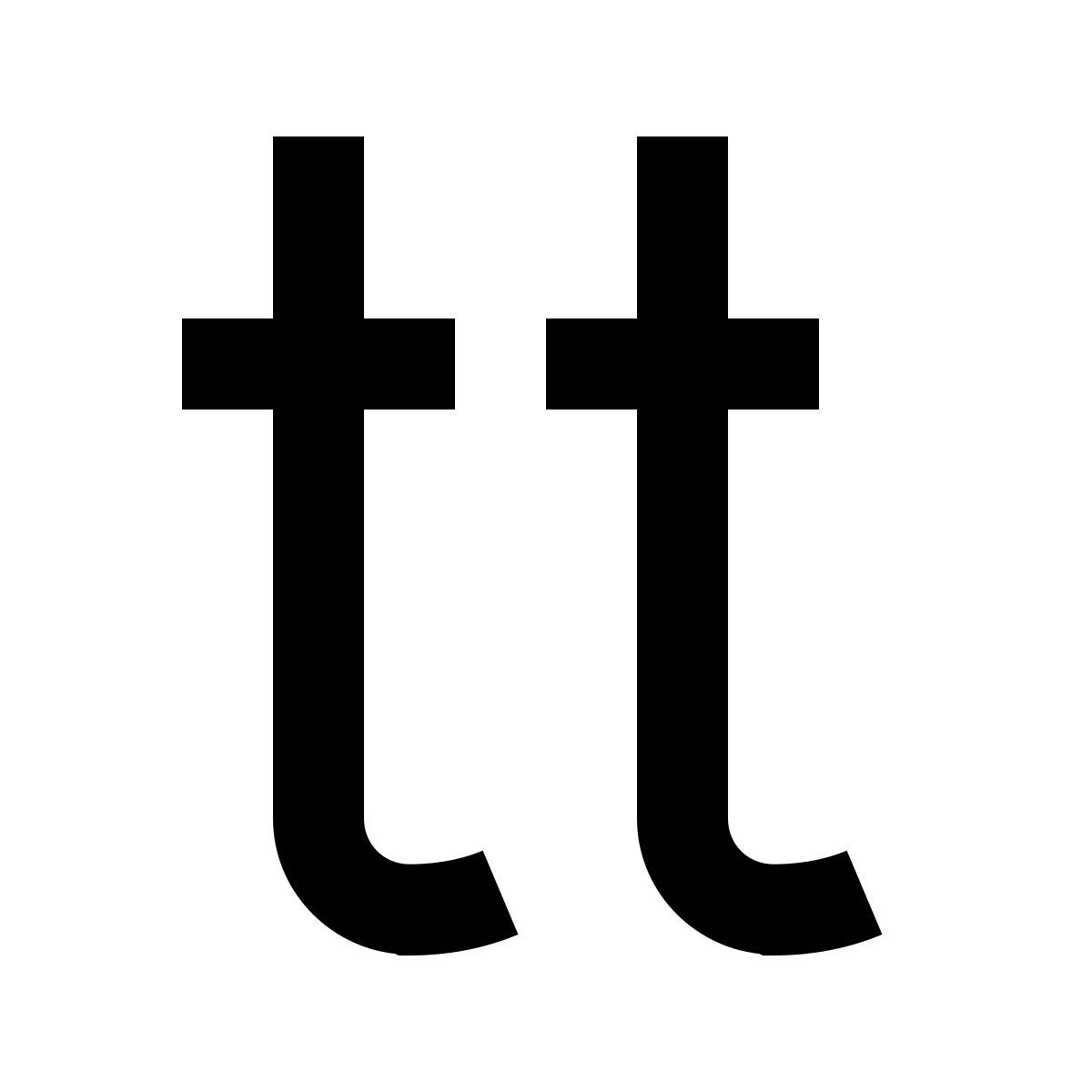 material filled style 소문자 2 icon