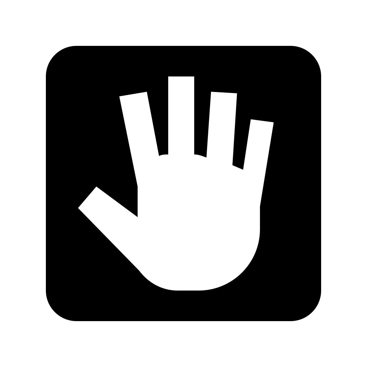 material filled style manuale icon