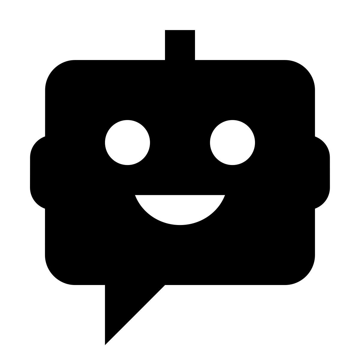 material filled style 메시지봇 icon