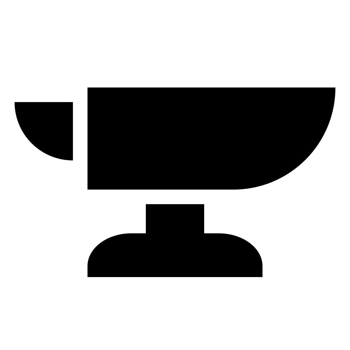 material filled style metal icon