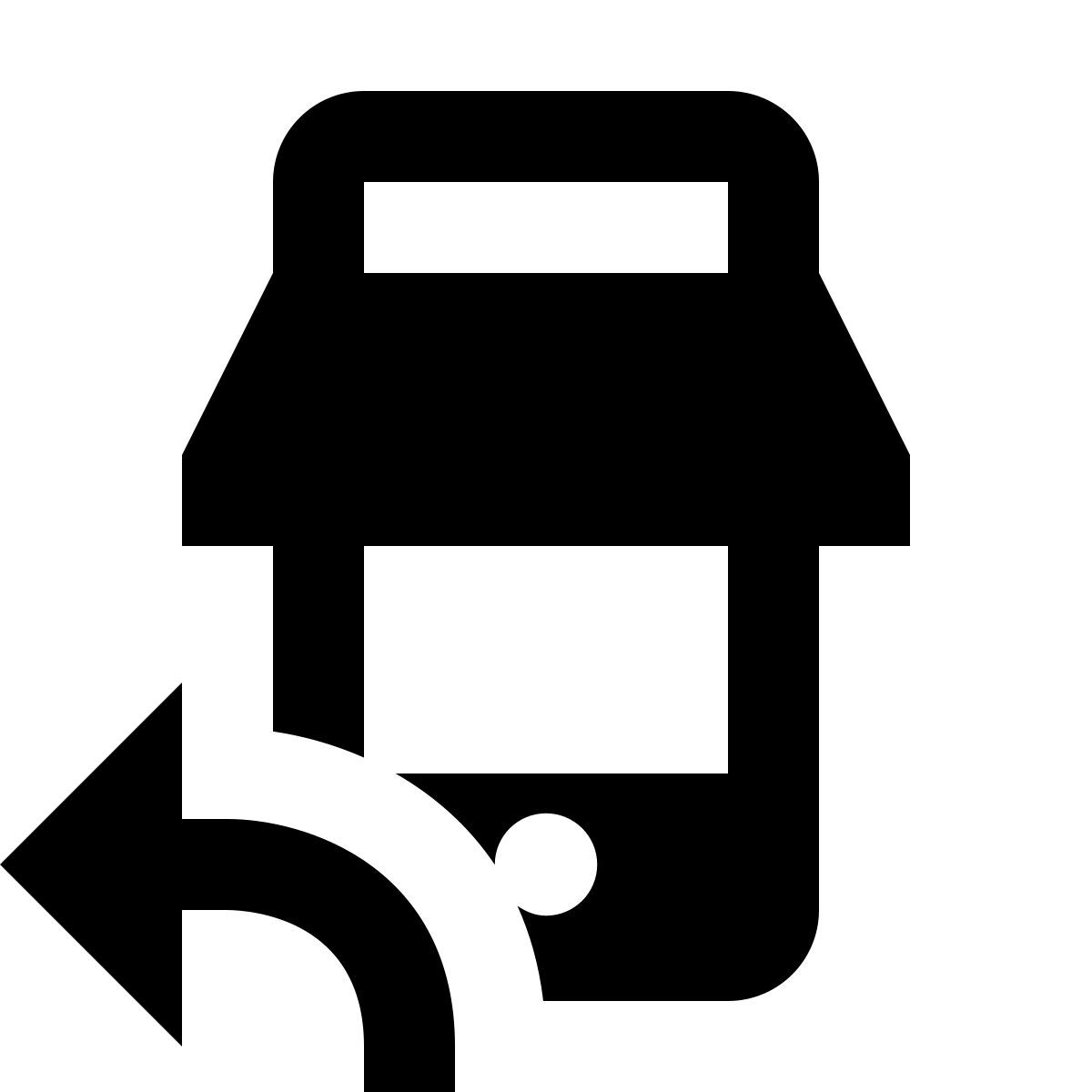 material filled style mobile shopping payment icon