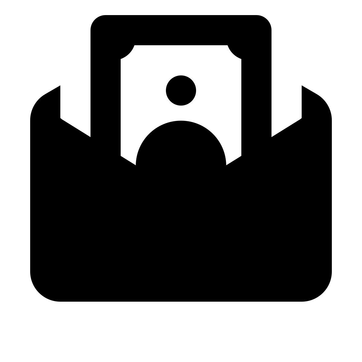 material filled style transferencia de dinero icon