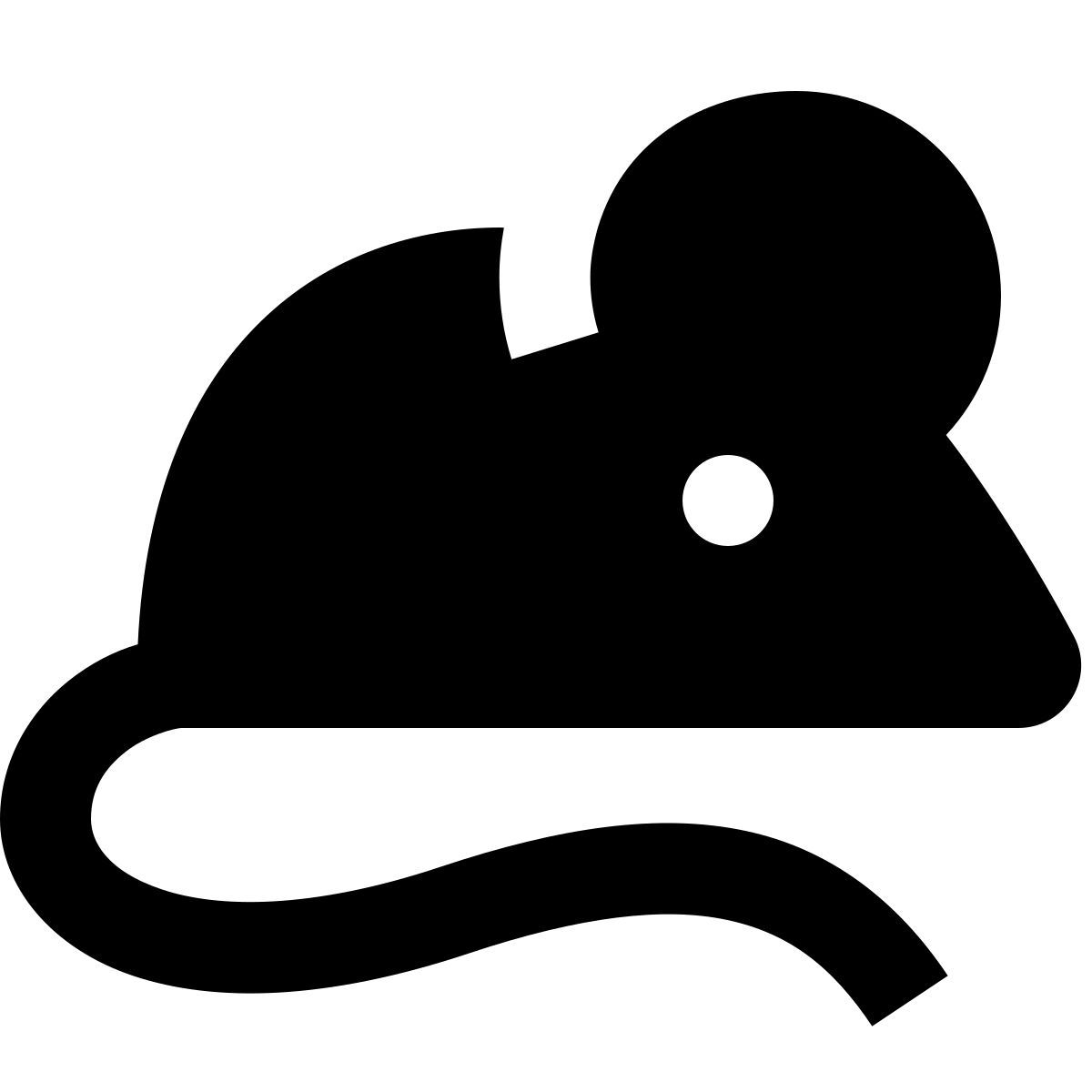 material filled style mouse animal icon