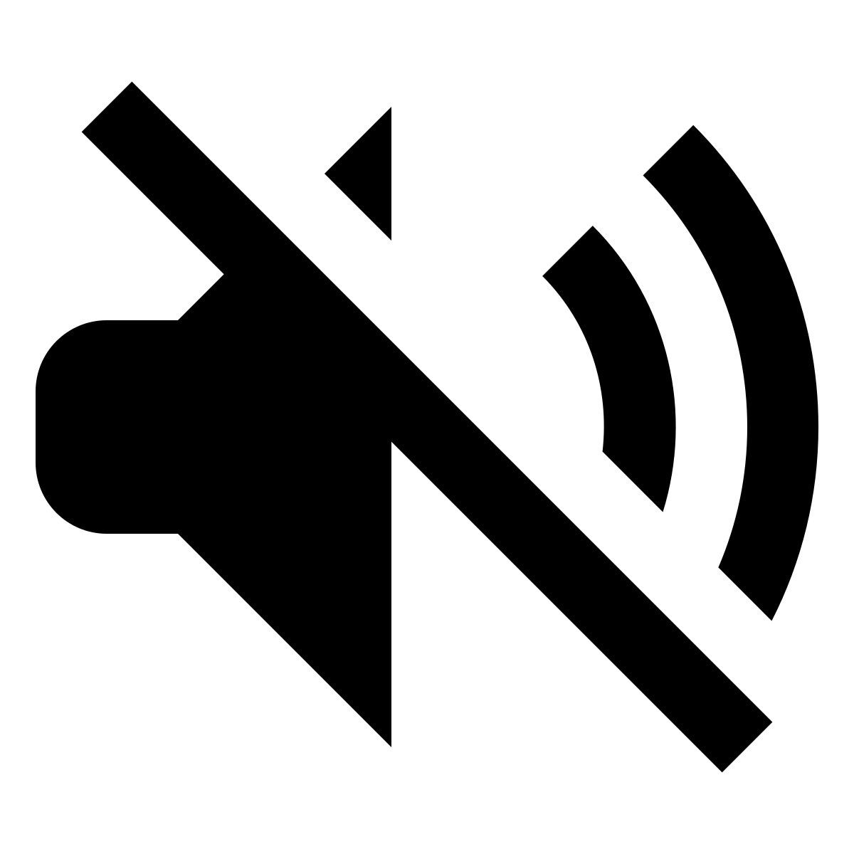 material filled style sem áudio icon