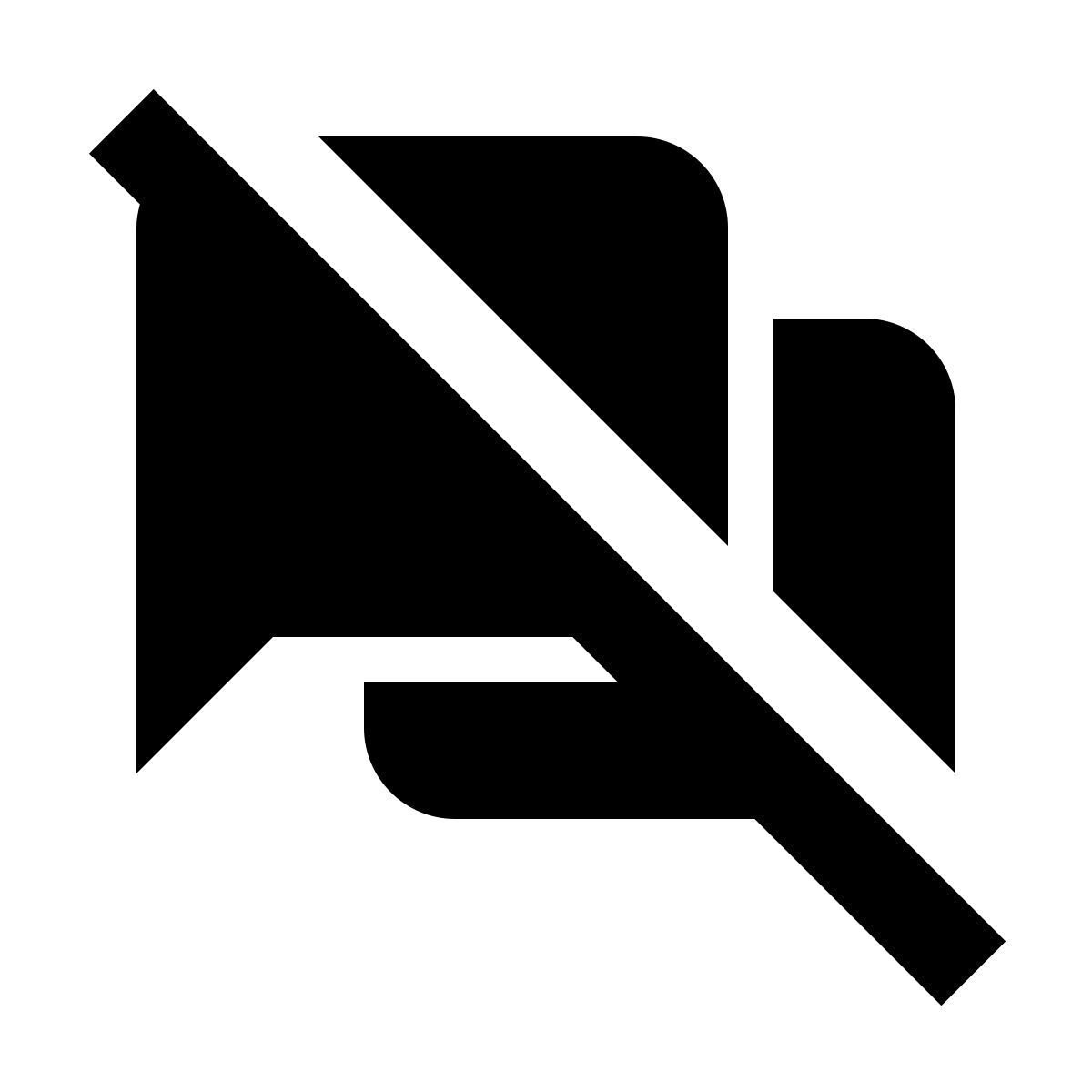 material filled style no chat icon