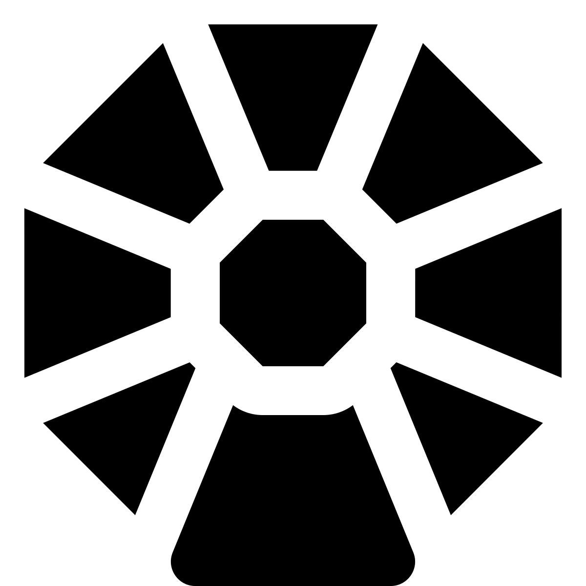 material filled style achteck spiel icon