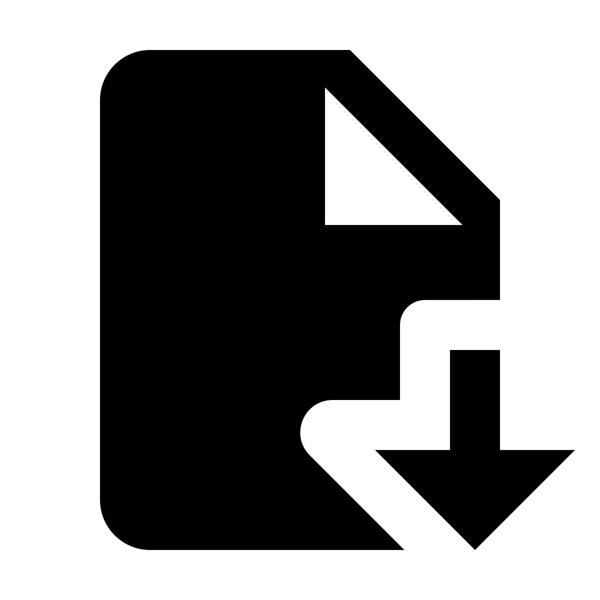 material filled style open document icon