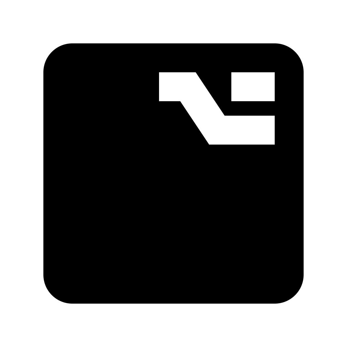 material filled style option icon