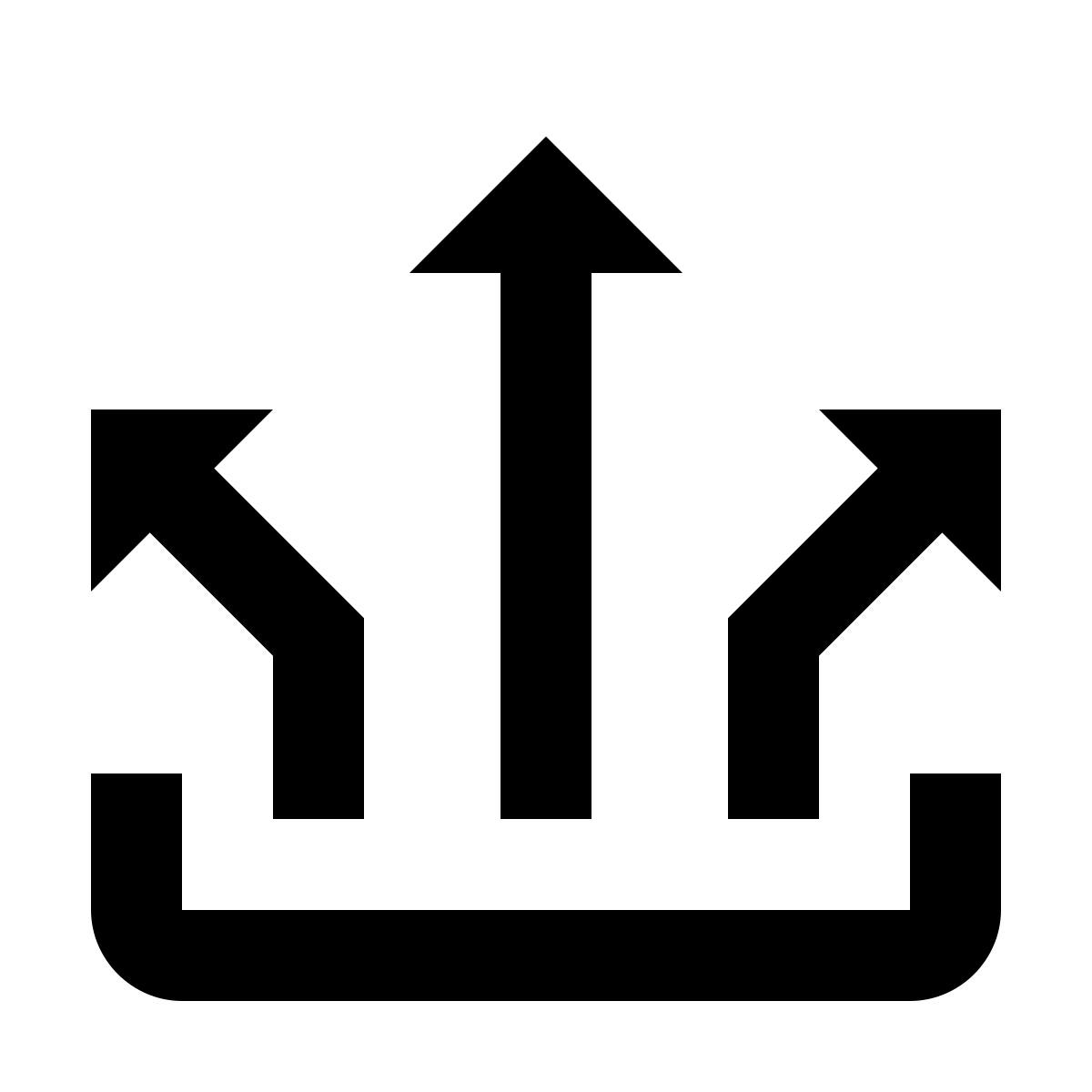 material filled style sortie icon