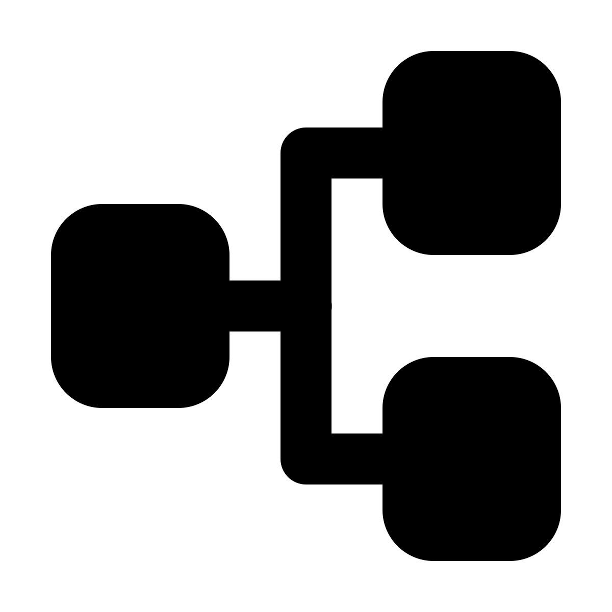 material filled style 병렬 작업 icon