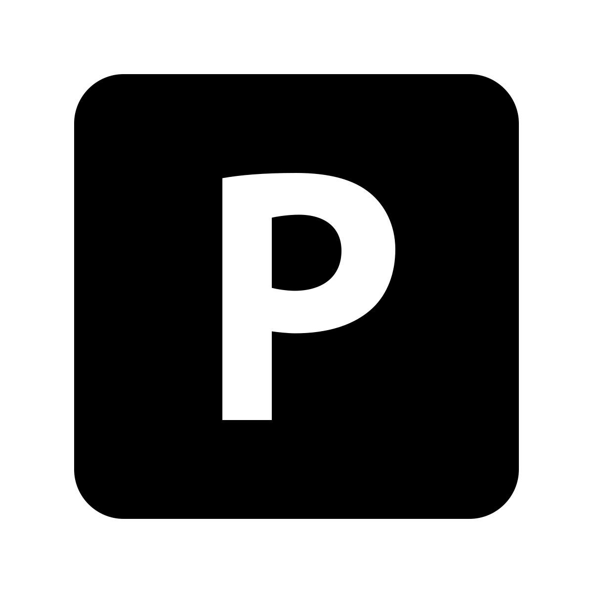 material filled style 停車處 icon