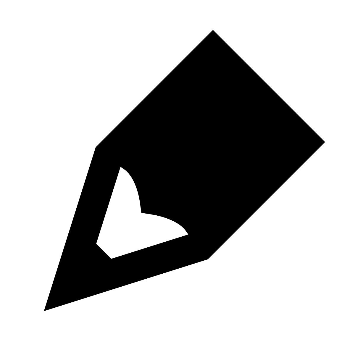 material filled style punta de lápiz icon