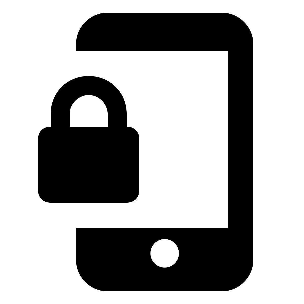 material filled style blocco phonelink icon