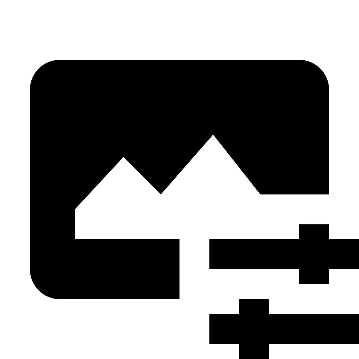 material filled style editor de fotografia icon