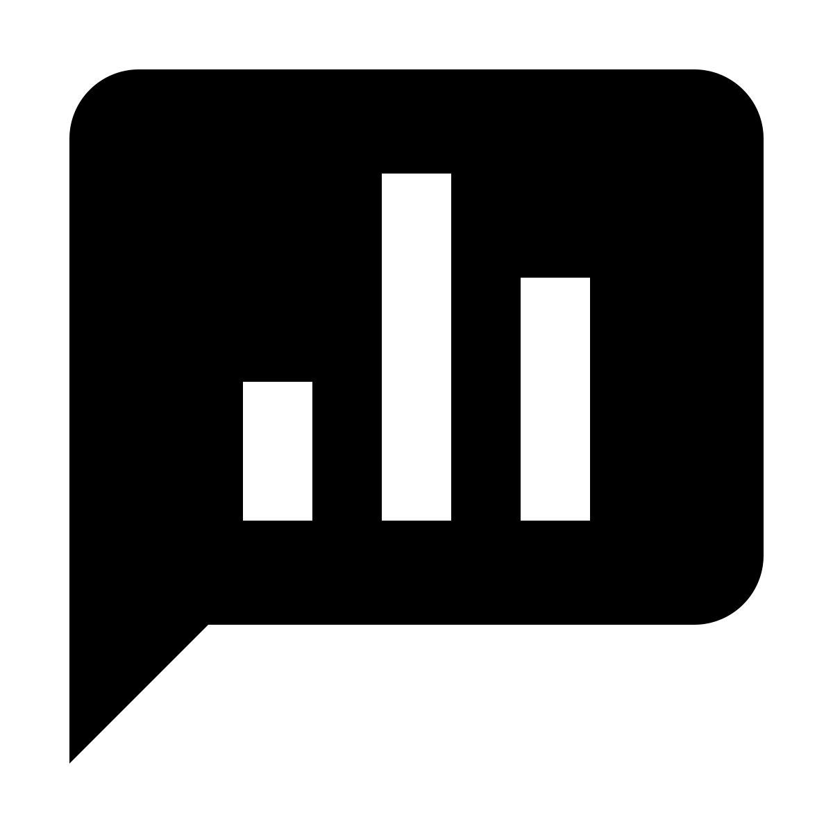 material filled style tema de encuesta icon