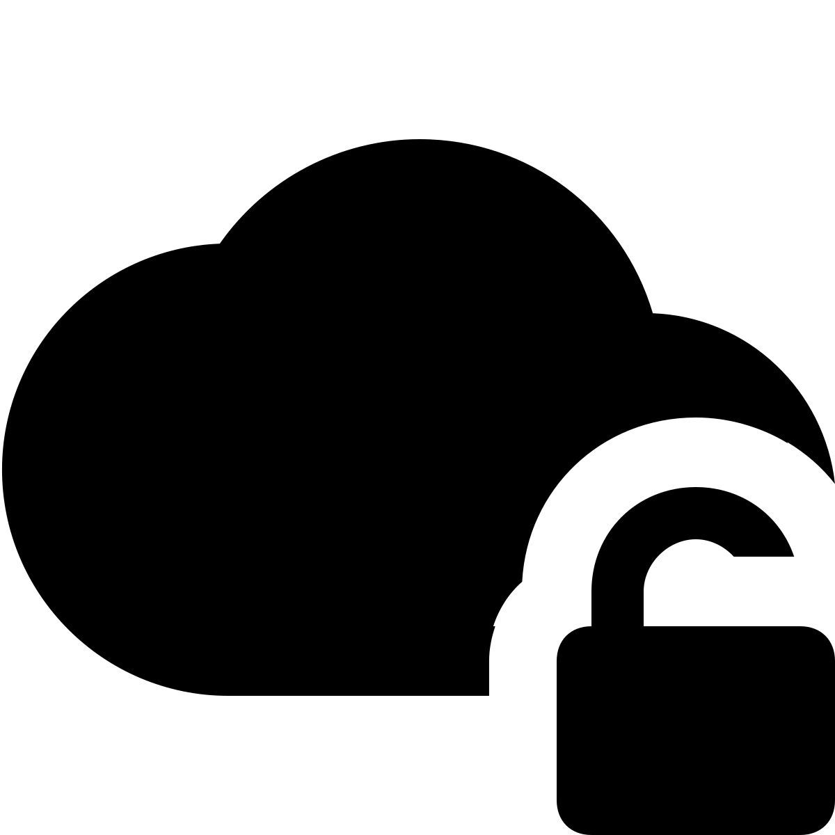 material filled style 公共云 icon