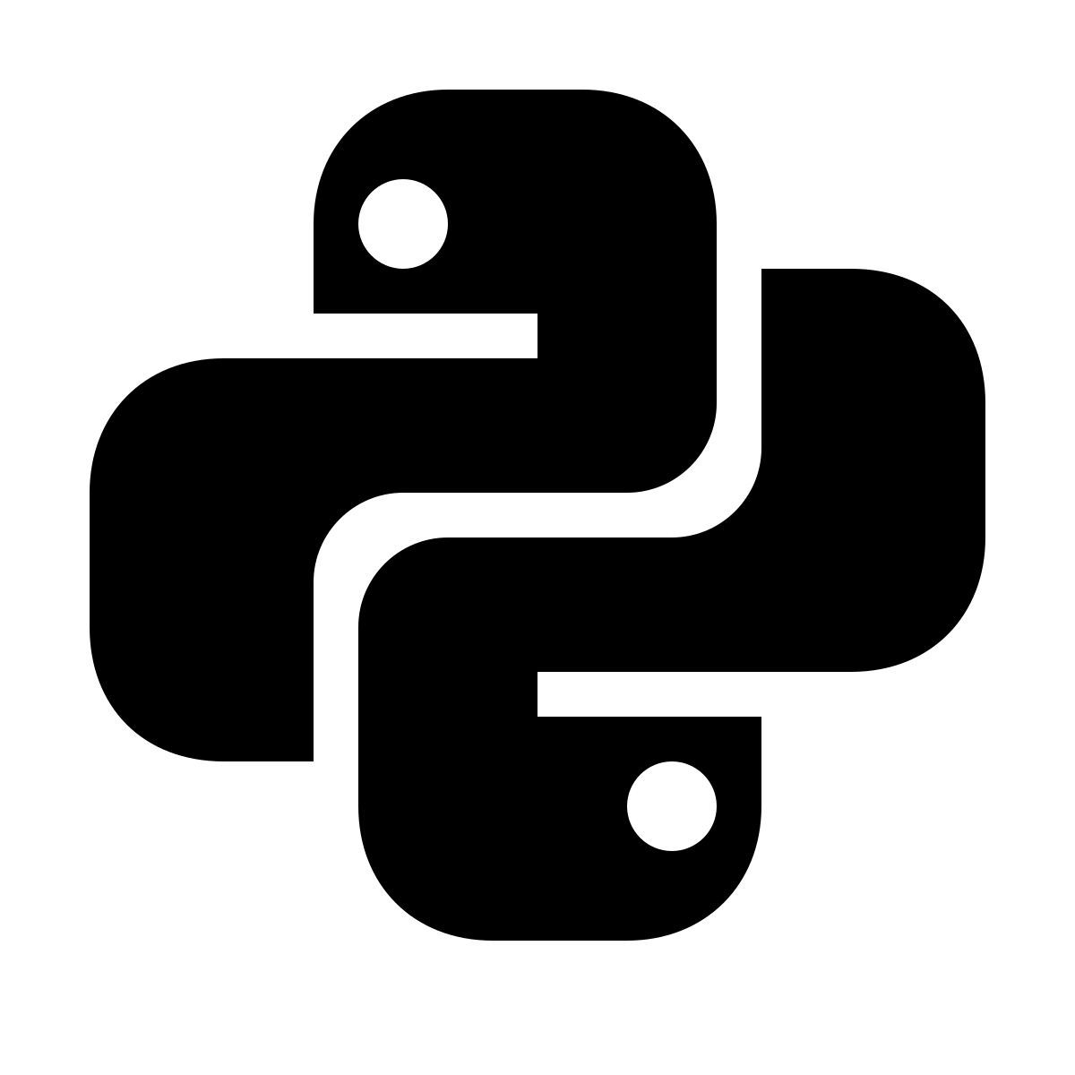 material filled style python icon