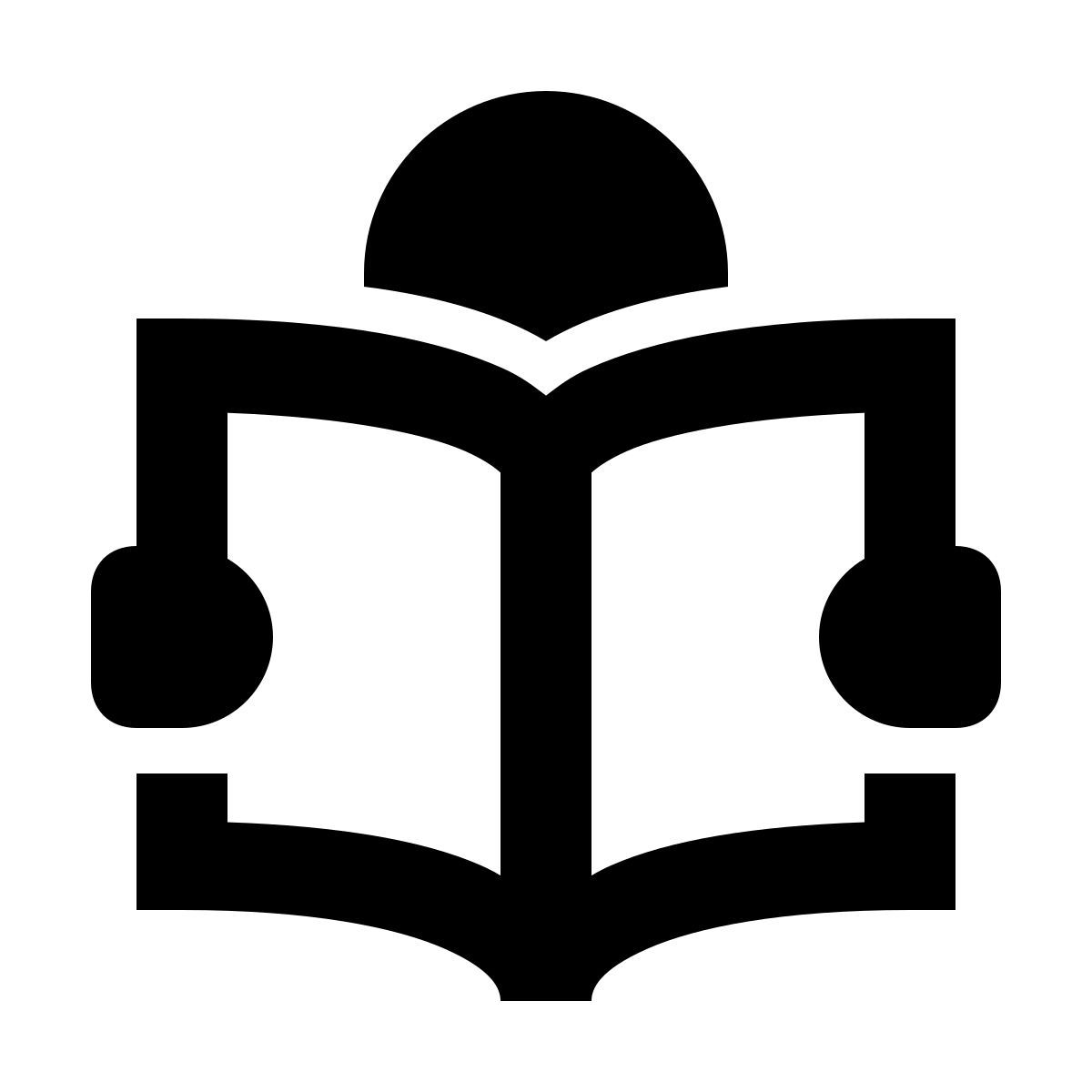 material filled style reading icon