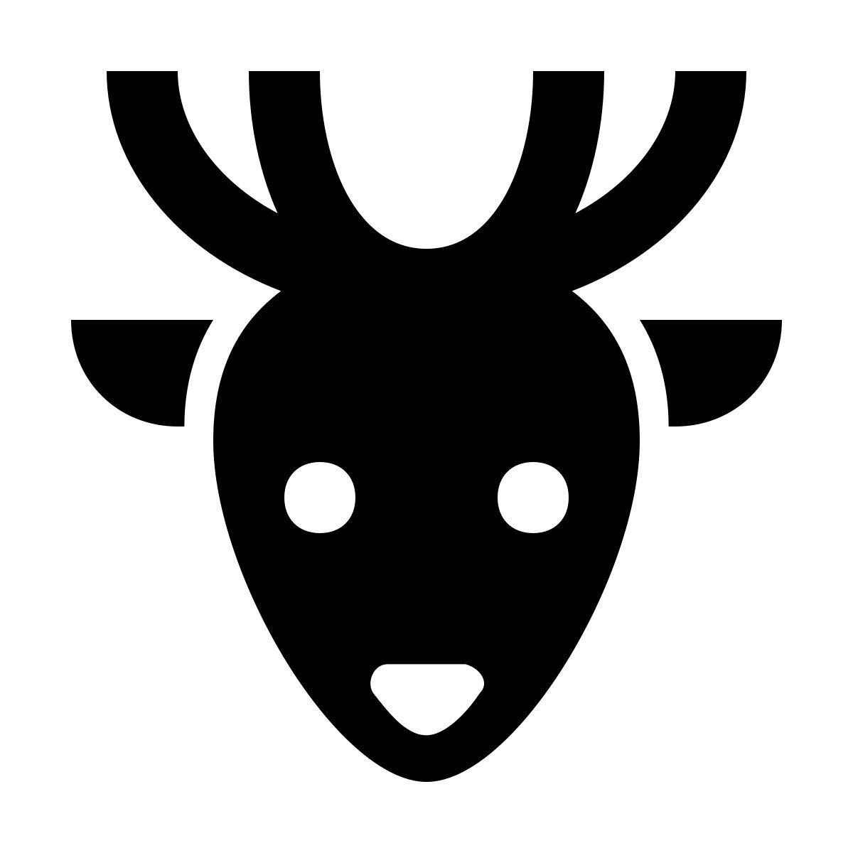 material filled style 驯鹿 icon