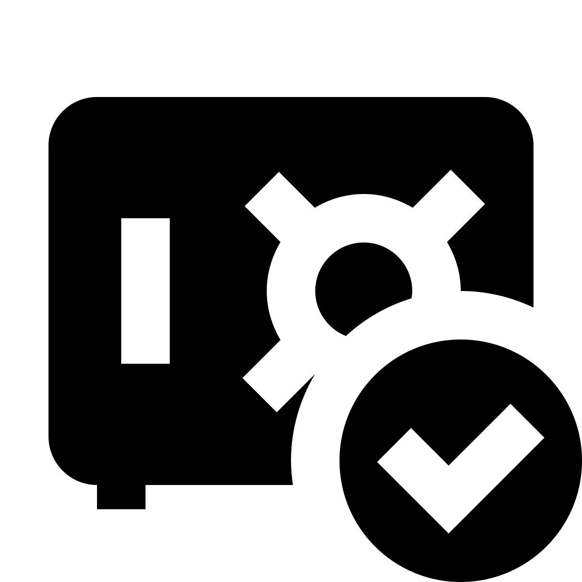 material filled style cassaforte ok icon