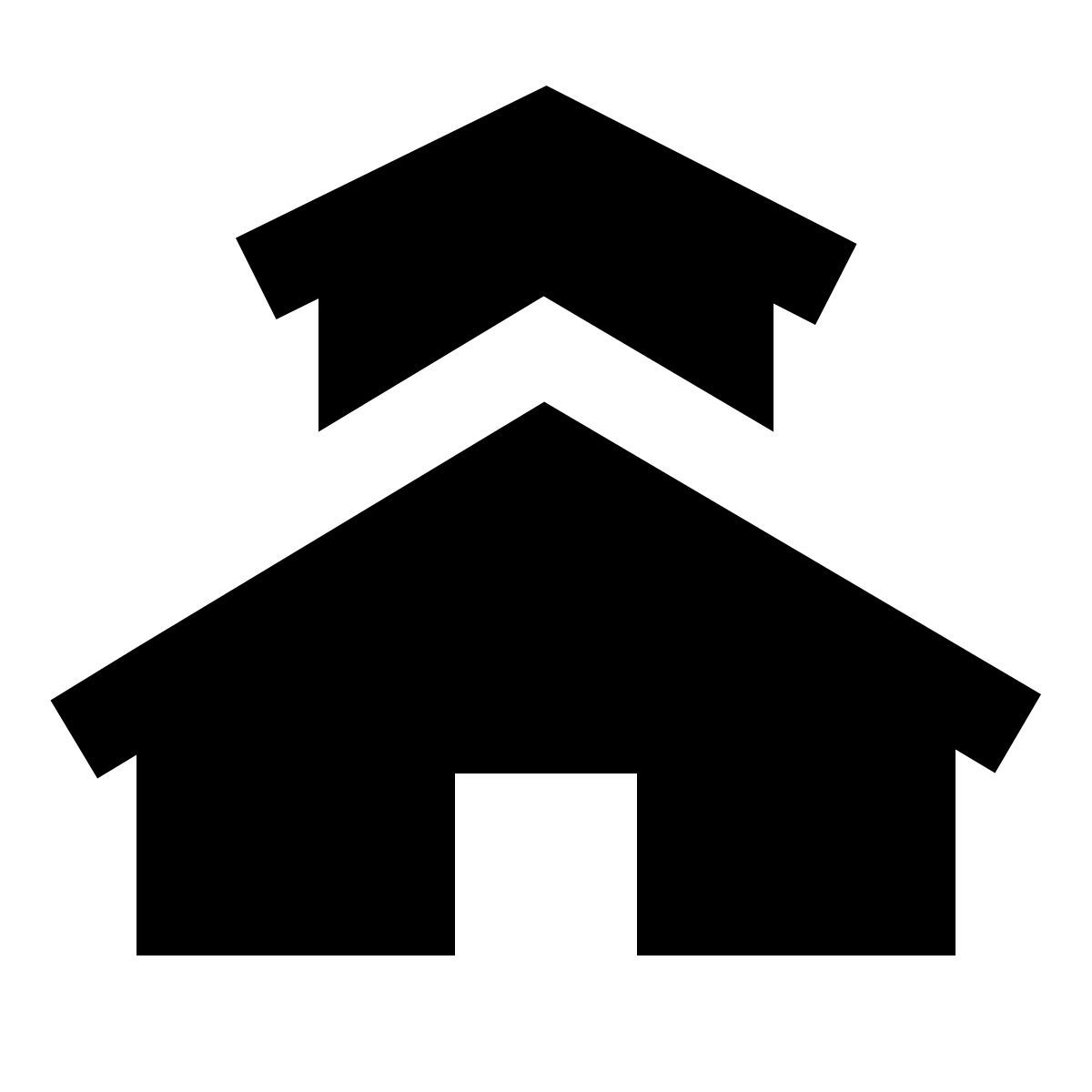 material filled style casa scuola icon