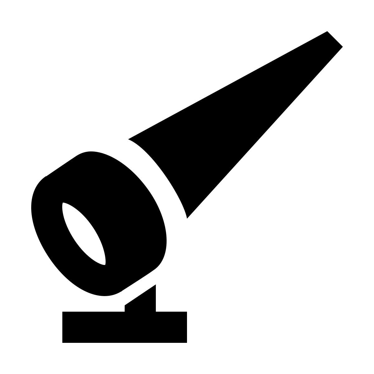 material filled style searchlight icon