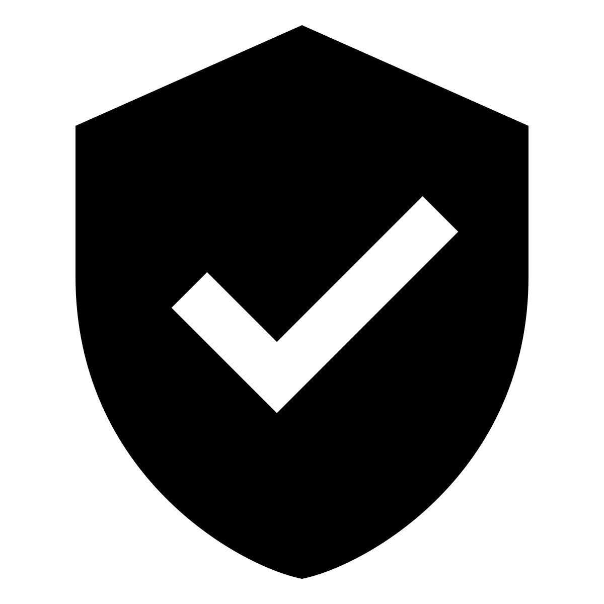 material filled style sicherheit geprüft icon