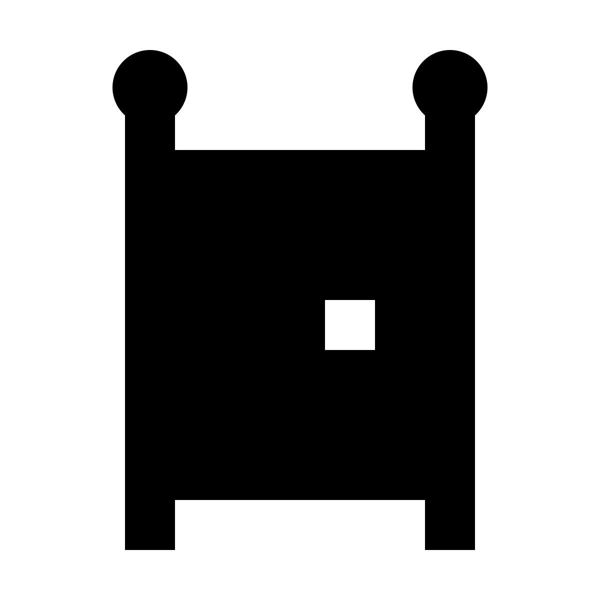 material filled style puerta lado cerrado icon