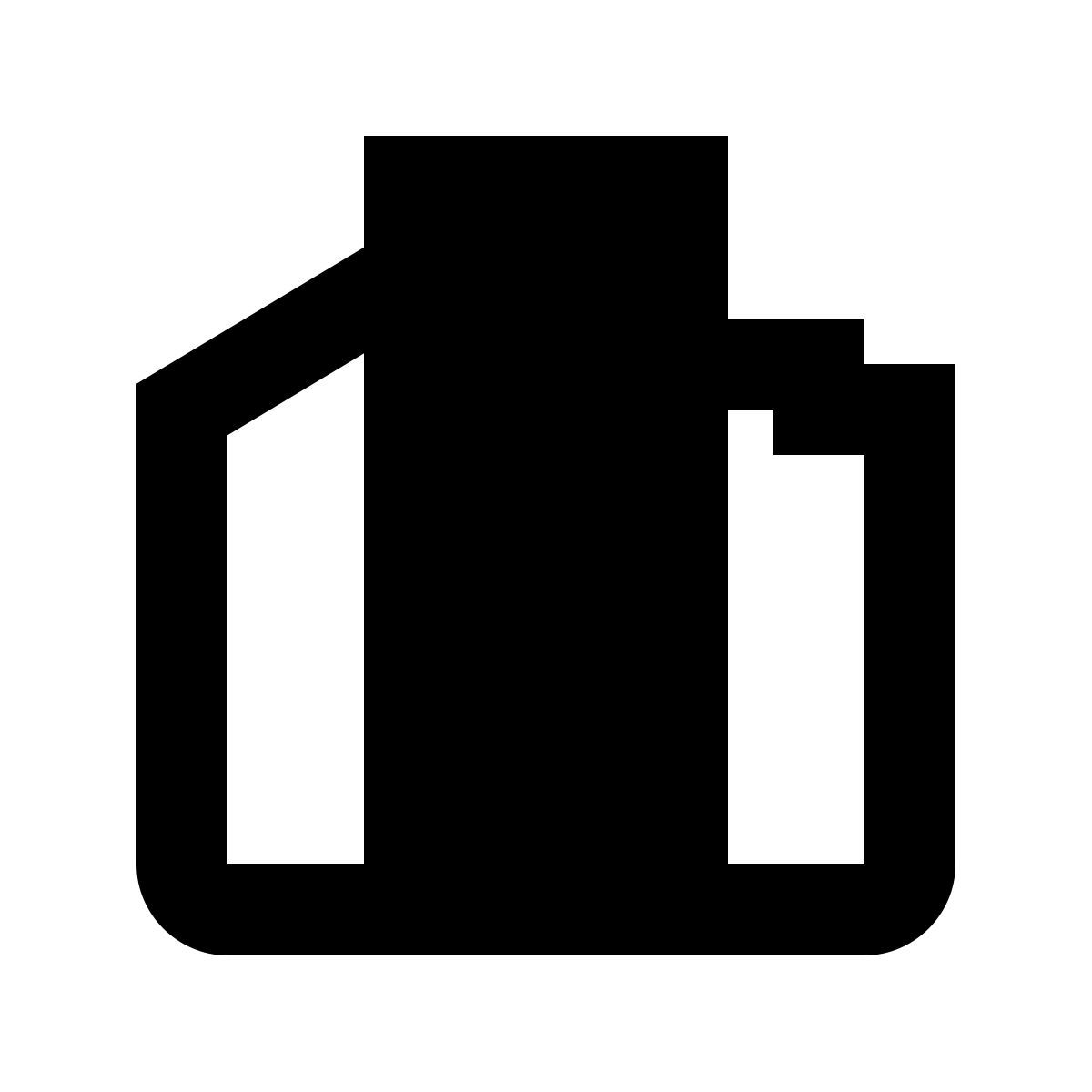 material filled style 摩天大楼 icon