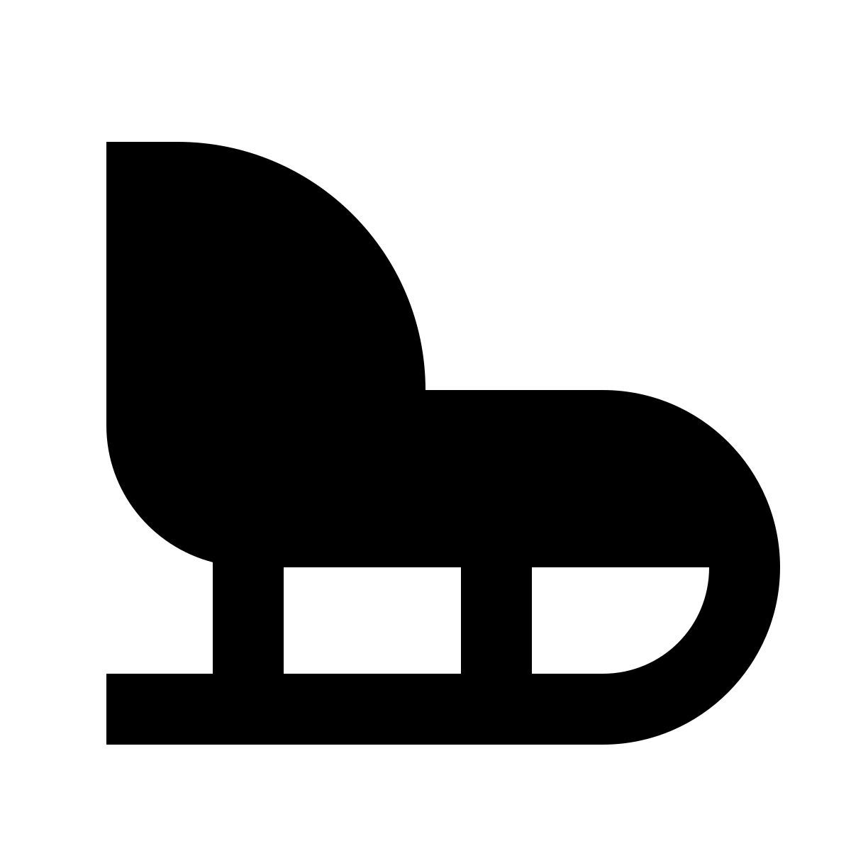 material filled style slitta icon