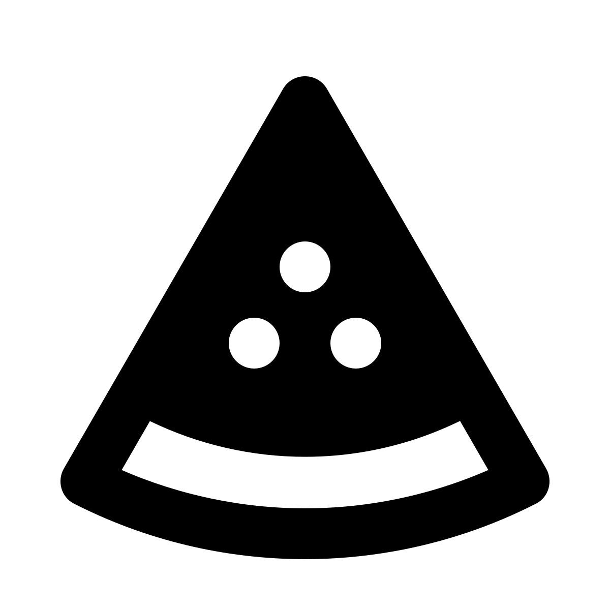 material filled style 수박 한 조각 icon