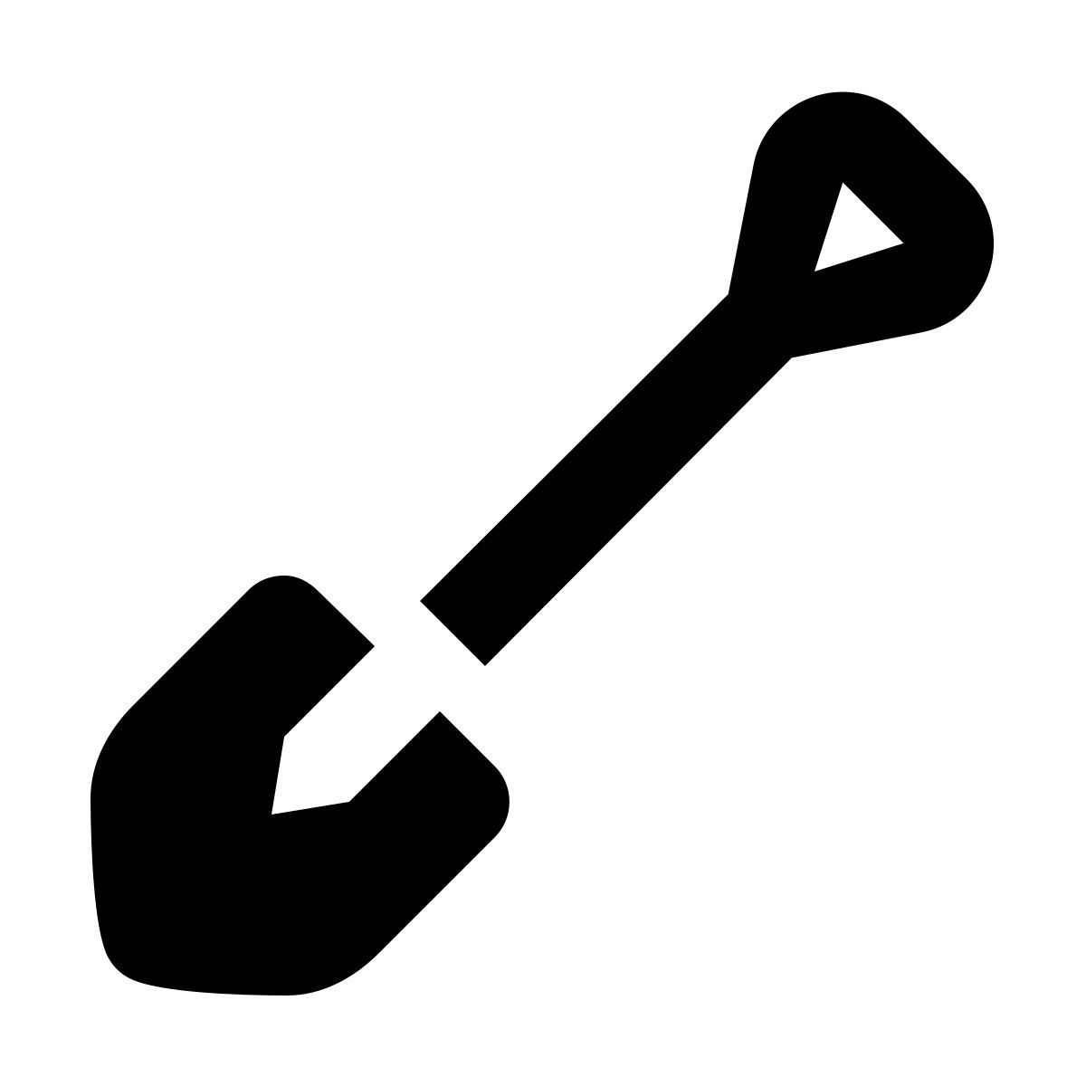 material filled style 스페이드 icon