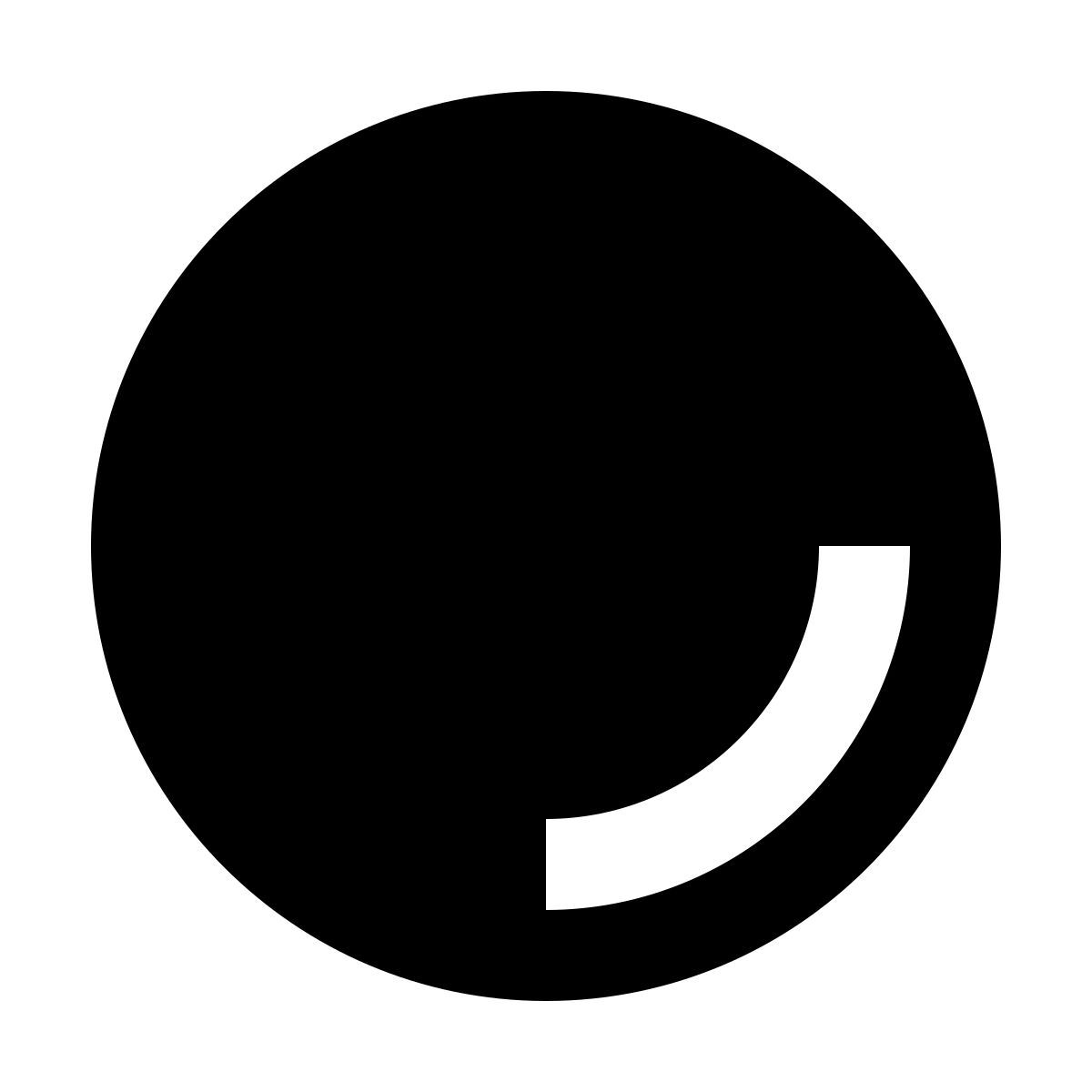 material filled style sphere icon