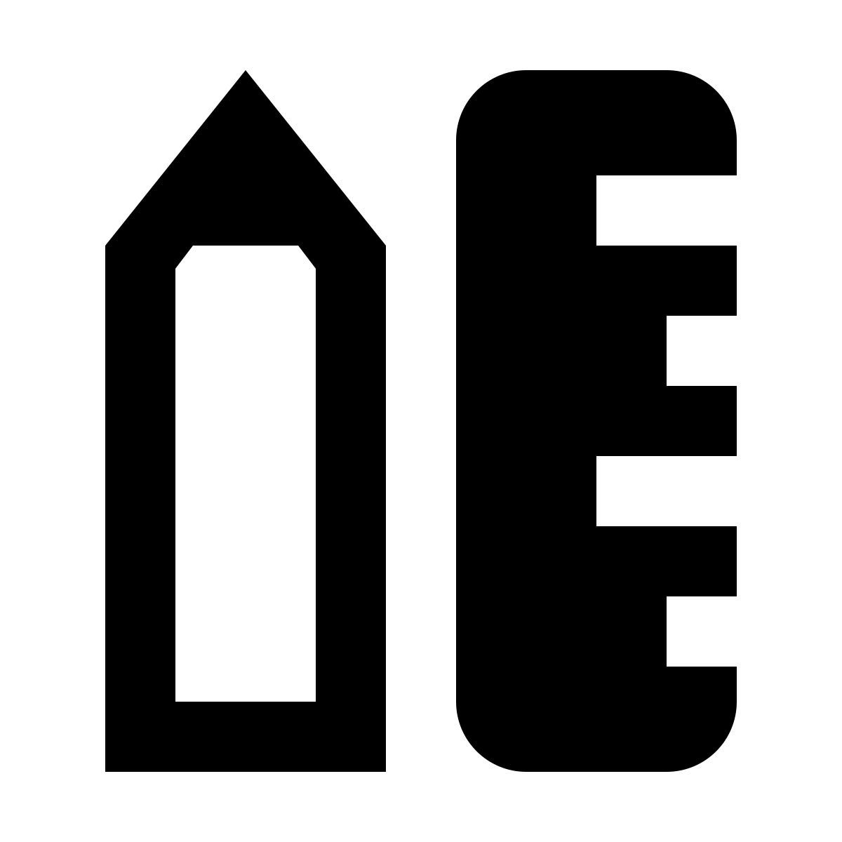 material filled style papelería icon