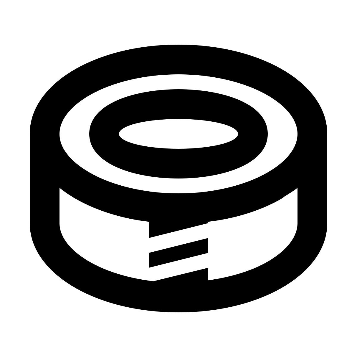 material filled style scotch tape icon