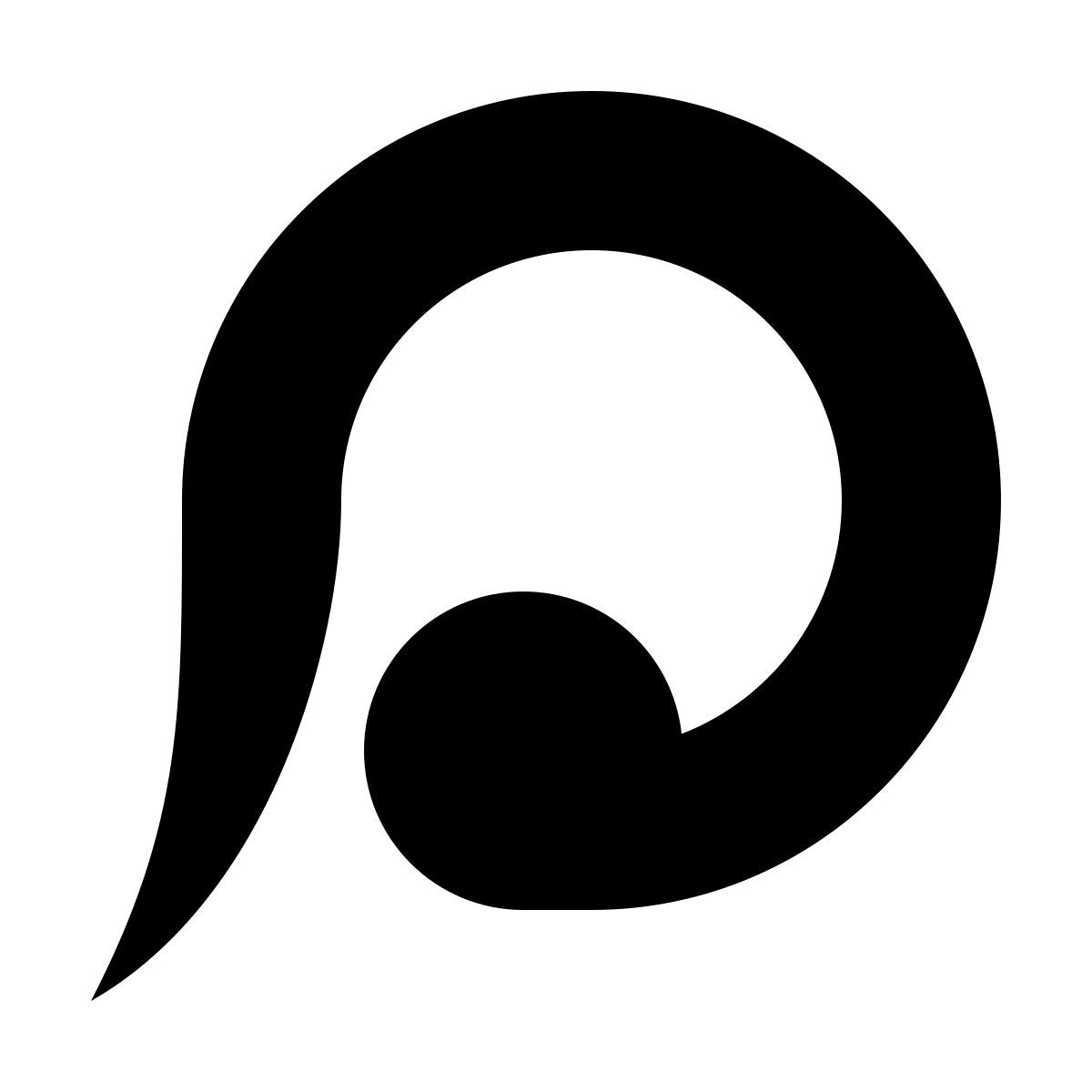 material filled style stich marker icon